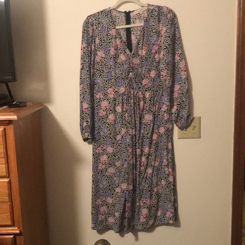 Eight petite long sleeve midi dress